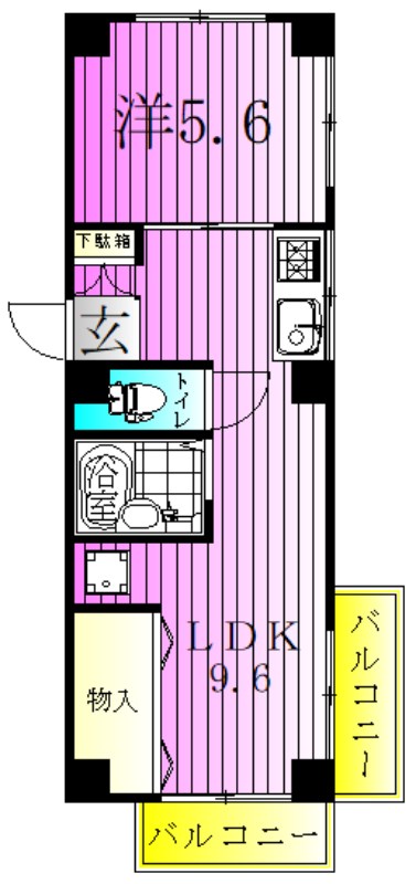 第101新井ビル 間取り図