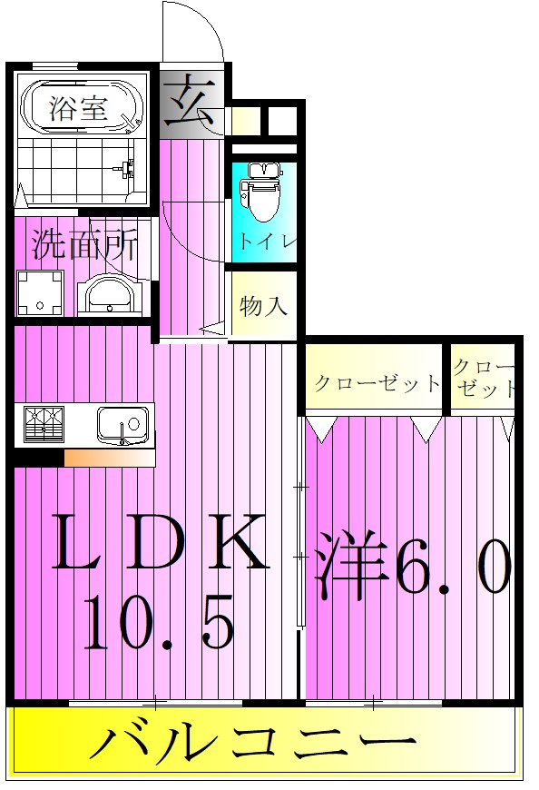 レクレドール 間取り図