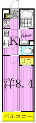 リブリ・アクティー柏Ａ 103号室 間取り