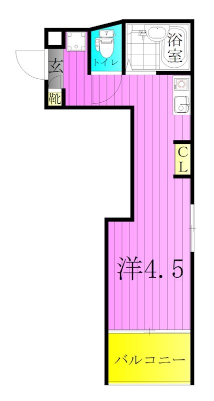Viola 亀有1  間取り図