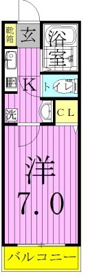 エムズ江北 間取り図