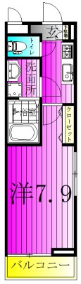 セレーノ 304号室 間取り