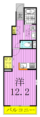ベルクラールⅠ 間取り
