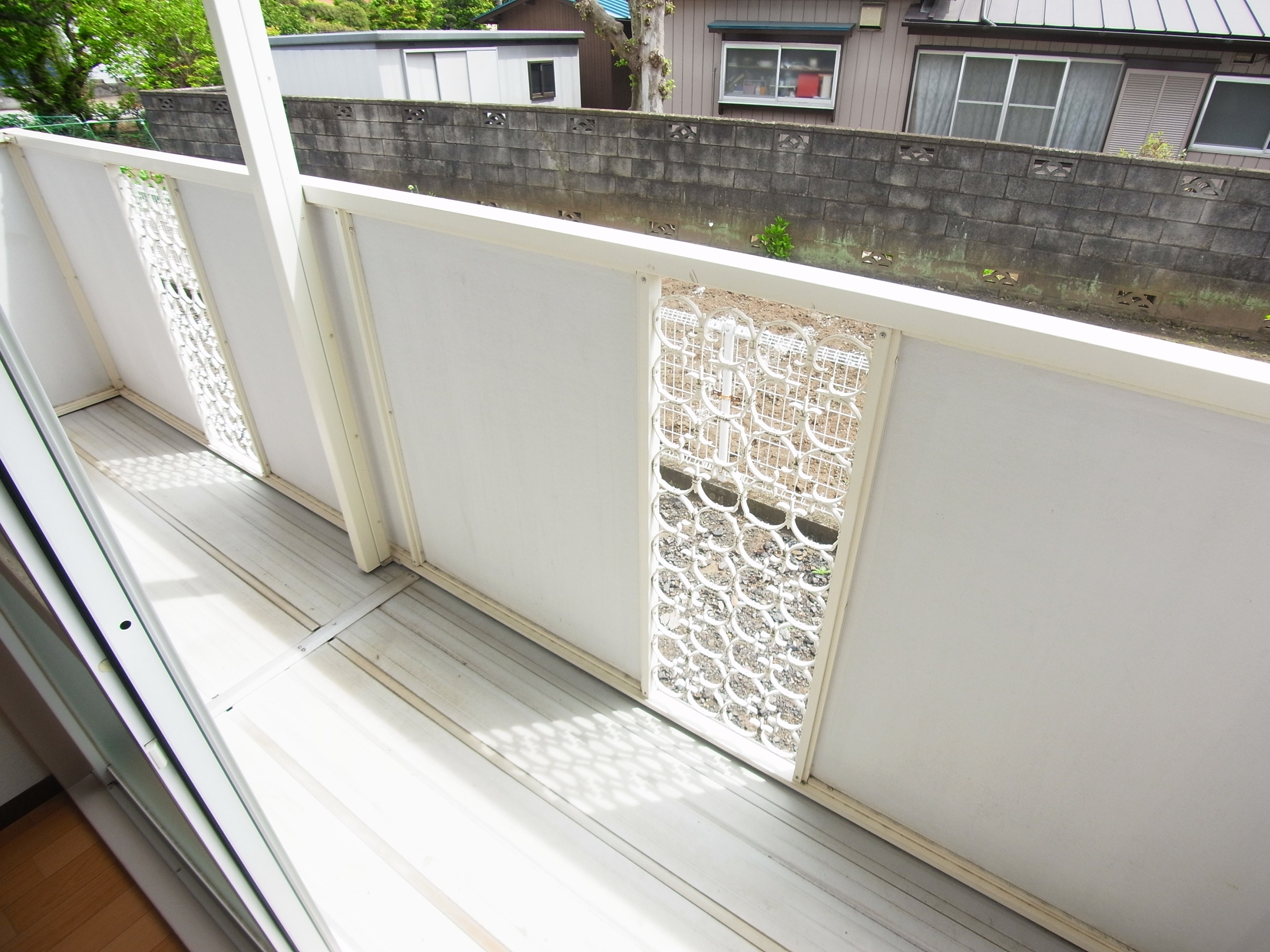 パークサイドハイツ ベランダ