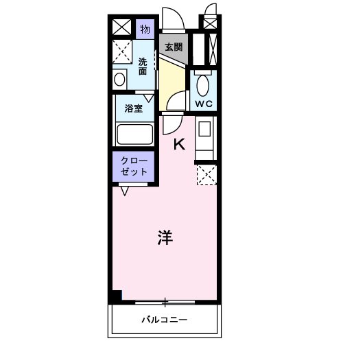 グリーンメゾン 204号室 間取り