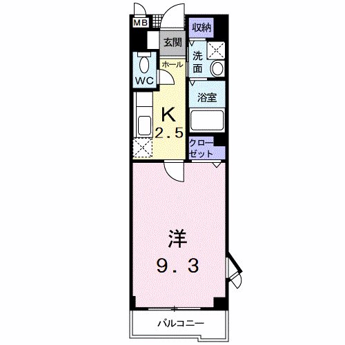 サン・レジデンス 201号室 間取り