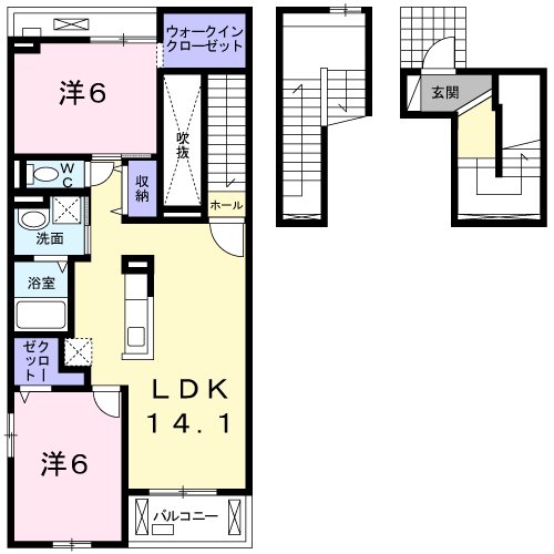 303号室 間取り