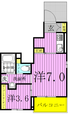 プラムヒルズⅡ 間取り