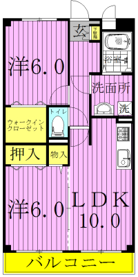 ローズガーデン（野田） 間取り