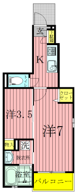 ソイビーンズ　ウッド 102号室 間取り
