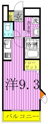 グランデ・パラーシオ 201号室 間取り