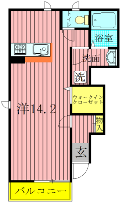 カーサ初石Ⅱ 101号室 間取り