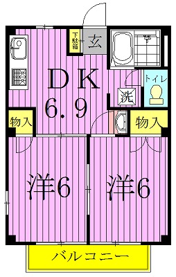 パークハイツⅡ（花野井） 間取り