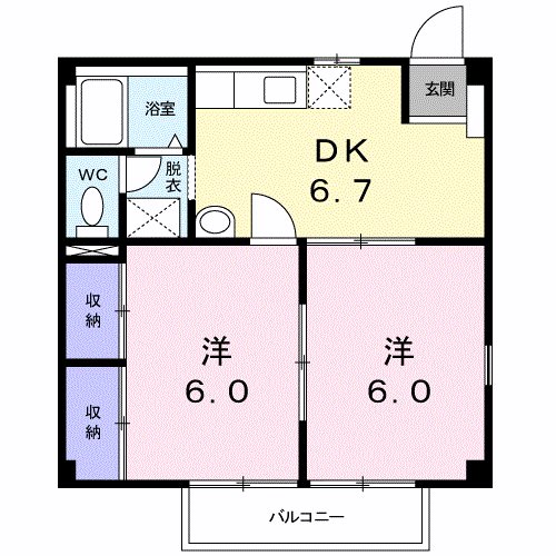 クラブハピネス 間取り
