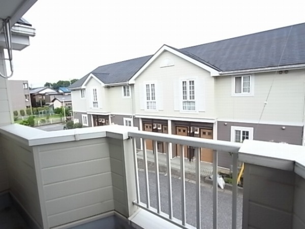 ソレアードヒルズB ベランダ