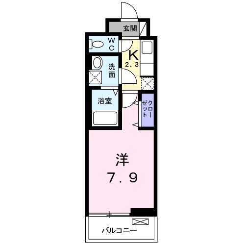 ブリーズ・セイバリー 207号室 間取り