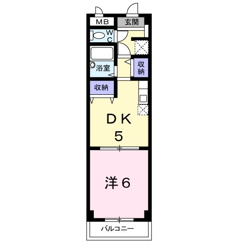 シャンドフルールⅡ 間取り図