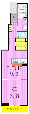 ブリッサ 104号室 間取り
