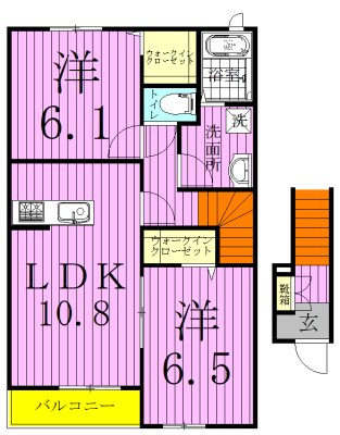 パエゼ・ナティーオ 202号室 間取り