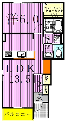 プロムナードＤ 間取り