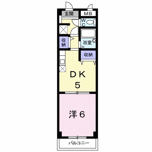 シャンドフルールⅡ 間取り