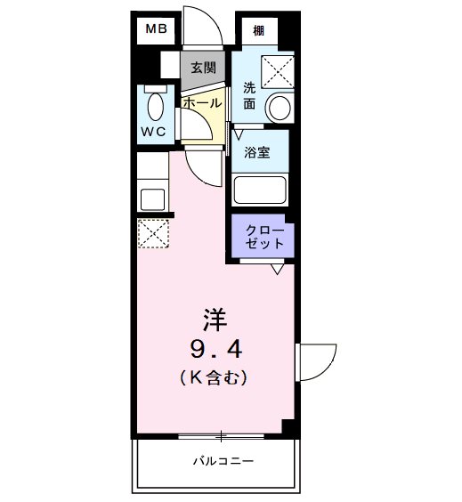 ジョリー柏 201号室 間取り