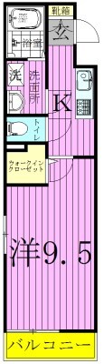 ブリーズ・セイバリー 208号室 間取り