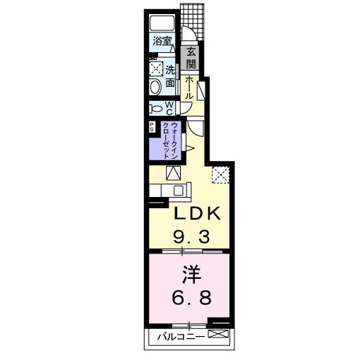 ブリッサ 105号室 間取り