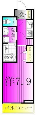 ヒルズ　ガーデン 302号室 間取り
