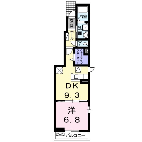 ブリッサ 101号室 間取り