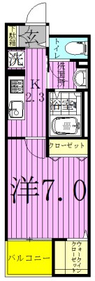 メルヴェーユ柏の葉 302号室 間取り