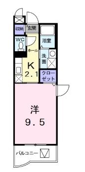 ベルフローレ 301号室 間取り