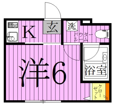 グランシャレー梅島3 間取り図
