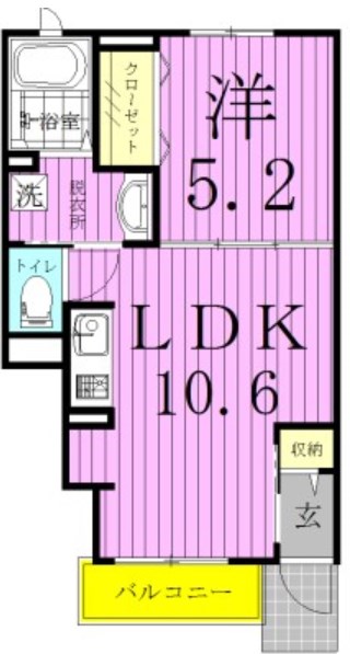 アルカンシエル3  間取り図