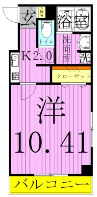スカイメゾン 間取り図