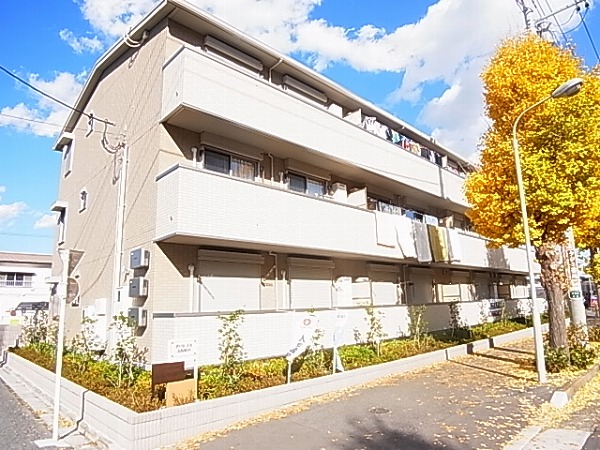 オ・ソレイユABIKO 202号室 外観