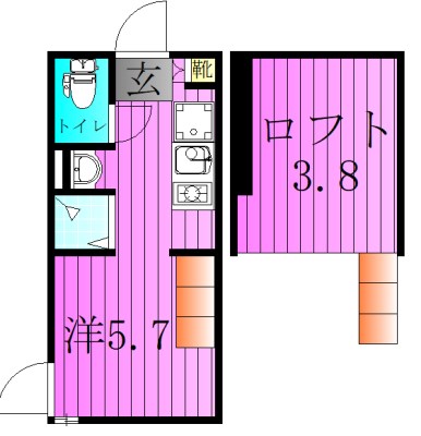 ハーモニーテラス千住宮元町 間取り図