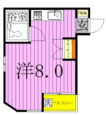 グレース・シャンブル 間取り図