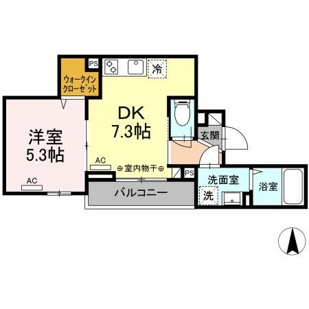 アヴァンス東日暮里 間取り図