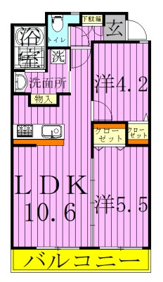 新田ＰＨビル 間取り図