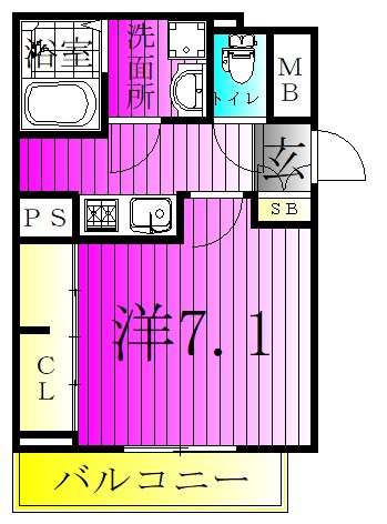 ル・リアン柏の葉Ⅱ 101号室 間取り