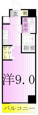アルファコート北綾瀬2 間取り図