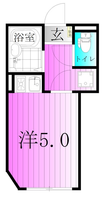 Reberty北千住 間取り図