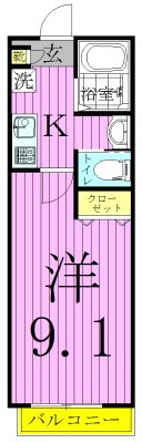 キャメル足立入谷  間取り図
