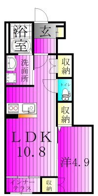 オハナ（OHANA） 105号室 間取り