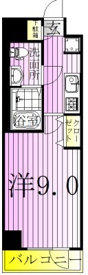 アルファコート北綾瀬2 間取り図