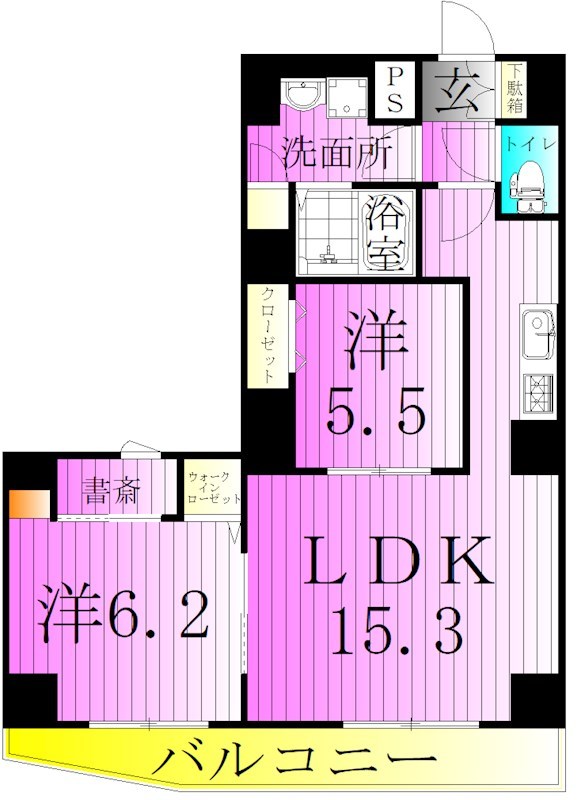 ミネルヴァ千住新橋 間取り図