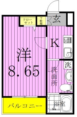 グランドエグザ親水公園１ 間取り図