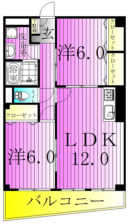 エルタウンⅠ 間取り図