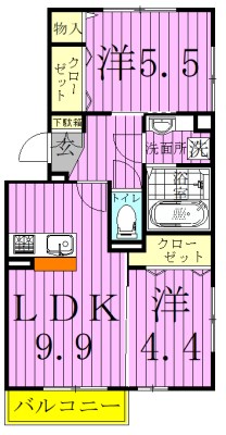フリージア 間取り図